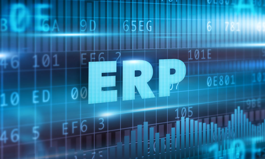 Bild mit Aufschrift in ERP & Zahlen als Sinnbild für die Einführung eines neuen, modernen ERP-Systems bei contact.