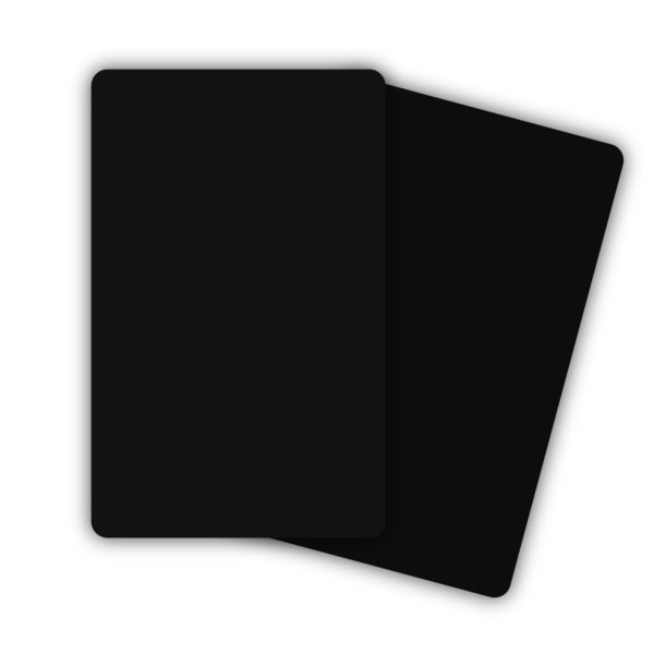 Unbedruckte Preiskarten schwarz glänzend für den Evolis Primacy Kartendrucker