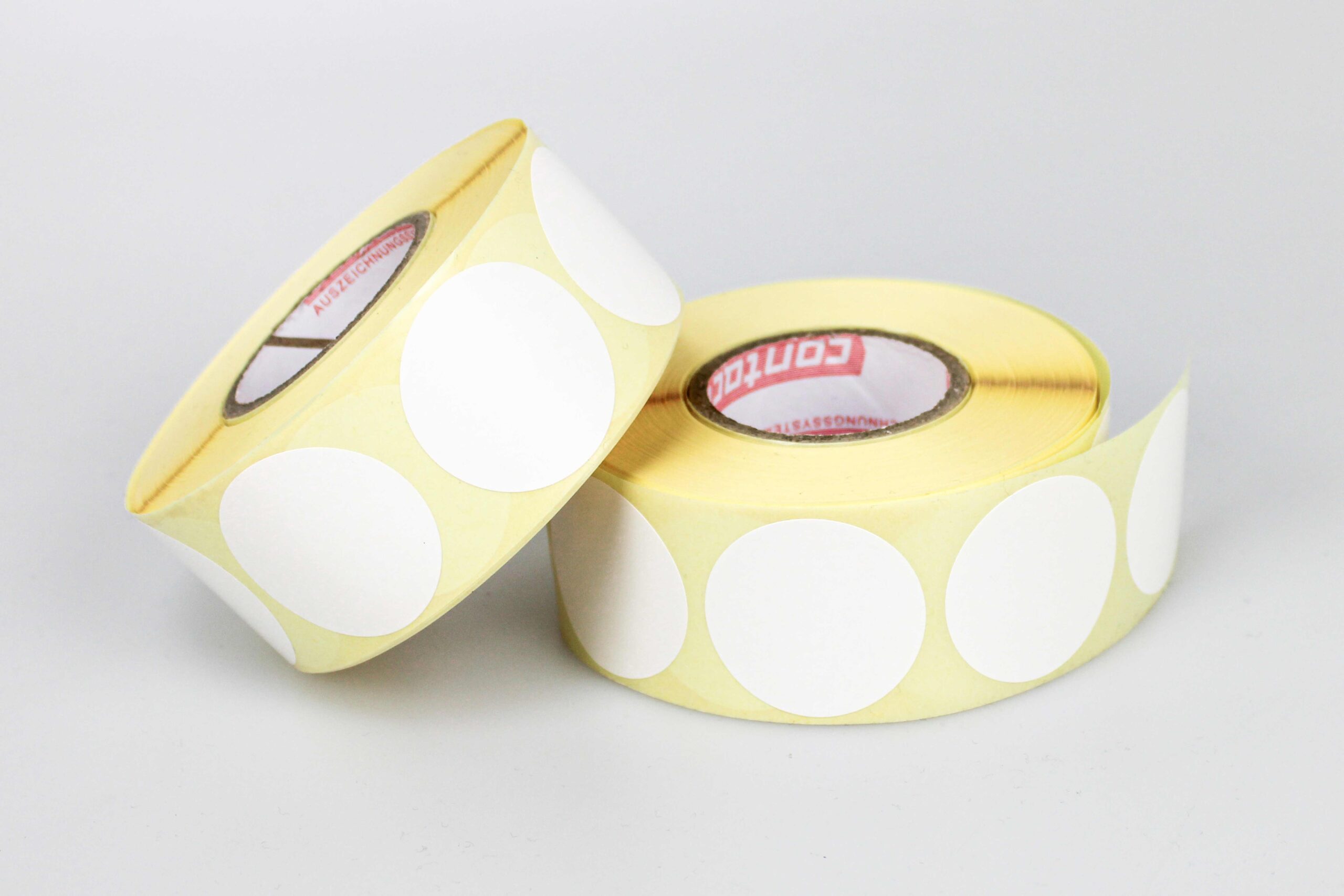 A92430941 Blanko Rollenhaftetiketten 35 mm rund